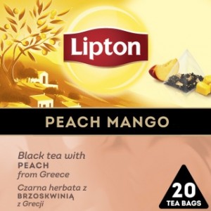 Herbata Lipton Piramidki Brzoskwinia i Mango 20TBx1,6g