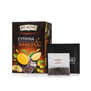 Herbata czarna  Big-Active Cytryna&Mango 20tb/40g
