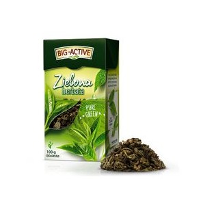 Herbata Big-Active zielona Pure Green- liść. 100g 