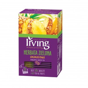 Herbata Irving zielona ananasowa 20 kopert