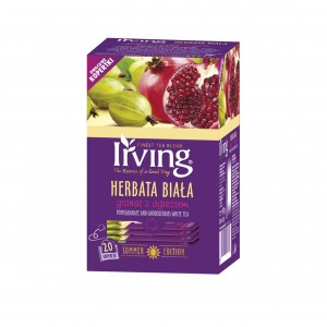 Herbata Irving biała granat z agrestem 20 kopert