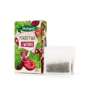 Herbapol ziołowa Pokrzywa z Wiśnią 20tb/30g