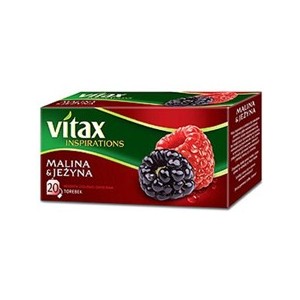 Herbata Vitax Inspirations Malina & Jeżyna 20TB/40g
